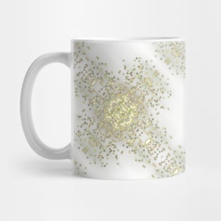 celebration green tones sparkles modern minimalist abstract geometrical Mug